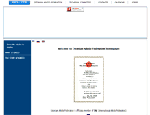 Tablet Screenshot of estaikido.ee